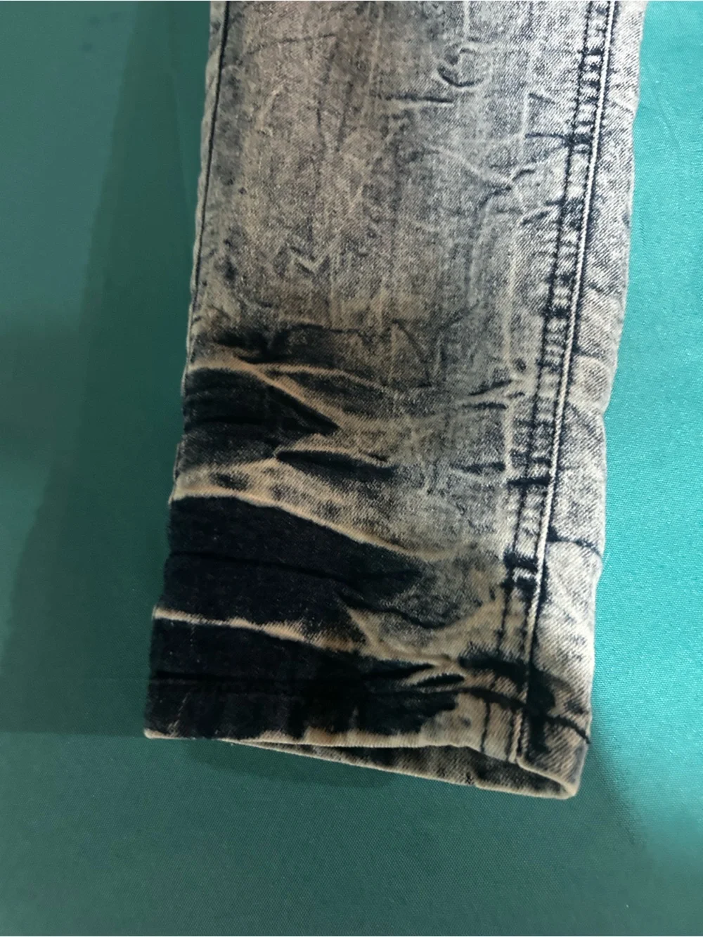 Indigo Women's Acid Wash Blue Jeans